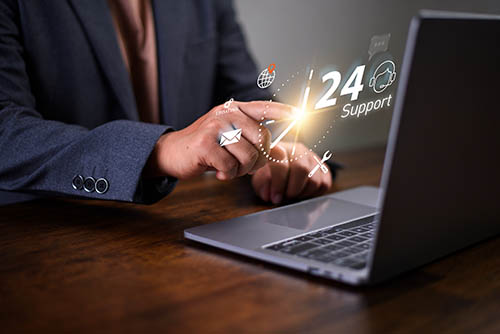 24/7 operations center with continuous monitoring